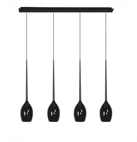 AZZARDO AZZARDO lampa wisząca IZZA 4 czarna