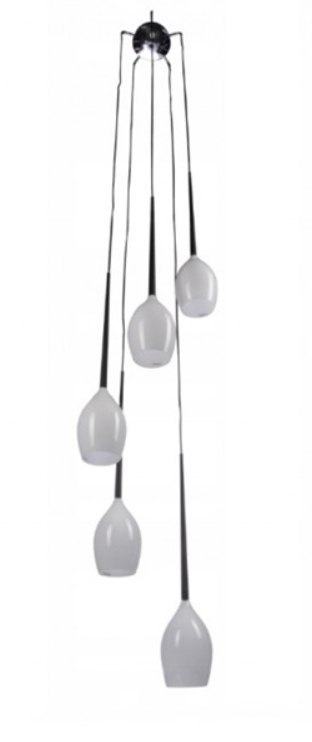 AZZARDO AZZARDO lampa wisząca IZZA 5 biała