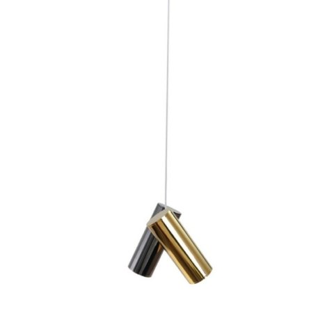 AZZARDO AZZARDO lampa wisząca JADE 2 czarna / złota