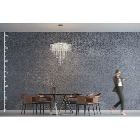 AZZARDO AZZARDO lampa wisząca KALABRIA XL chromowana