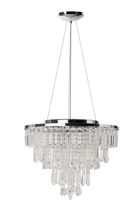 AZZARDO AZZARDO lampa wisząca KALABRIA chromowana