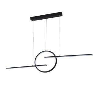 AZZARDO AZZARDO lampa wisząca LAUREN 3-STEP DIMM czarna