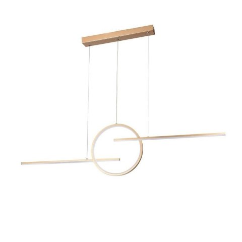 AZZARDO AZZARDO lampa wisząca LAUREN 3-STEP DIMM złota