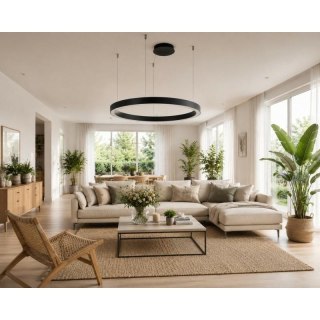 AZZARDO AZZARDO lampa wisząca MARCO 100 CCT z pilotem czarna