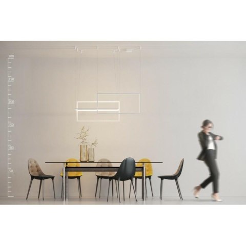 AZZARDO AZZARDO lampa wisząca METRIC biała