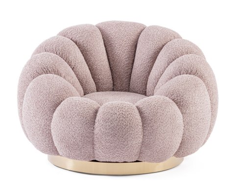 Bizzotto BIZZOTTO fotel obrotowy FLOREL różowy