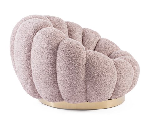 Bizzotto BIZZOTTO fotel obrotowy FLOREL różowy