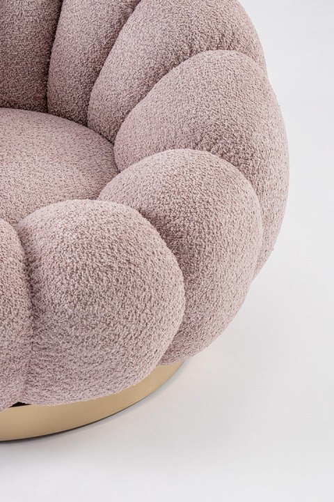 Bizzotto BIZZOTTO fotel obrotowy FLOREL różowy