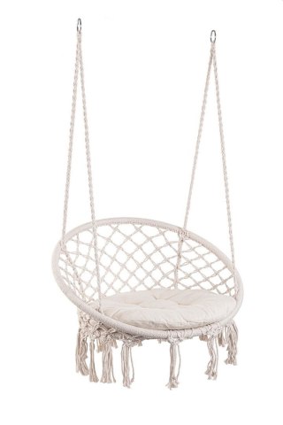 BIZZOTTO fotel wiszący ogrodowy JAVIER biały