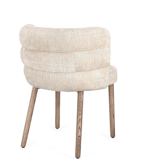 Bizzotto BIZZOTTO krzesło ILMA ARM beżowe