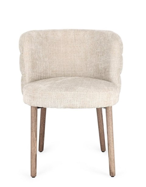 Bizzotto BIZZOTTO krzesło ILMA ARM beżowe