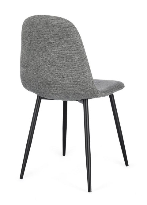 Bizzotto BIZZOTTO krzesło IRELIA czarny / szary