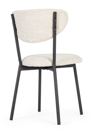 BIZZOTTO krzesło LUDMILLA beżowe