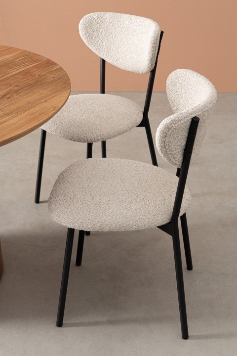 BIZZOTTO krzesło LUDMILLA beżowe