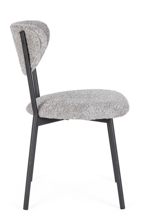 BIZZOTTO krzesło LUDMILLA szare