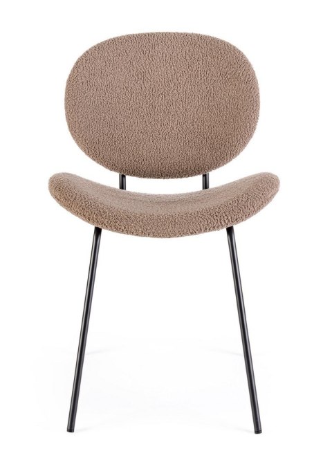 Bizzotto BIZZOTTO krzesło MADDIE brązowe