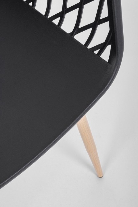 BIZZOTTO krzesło OPTIK czarne