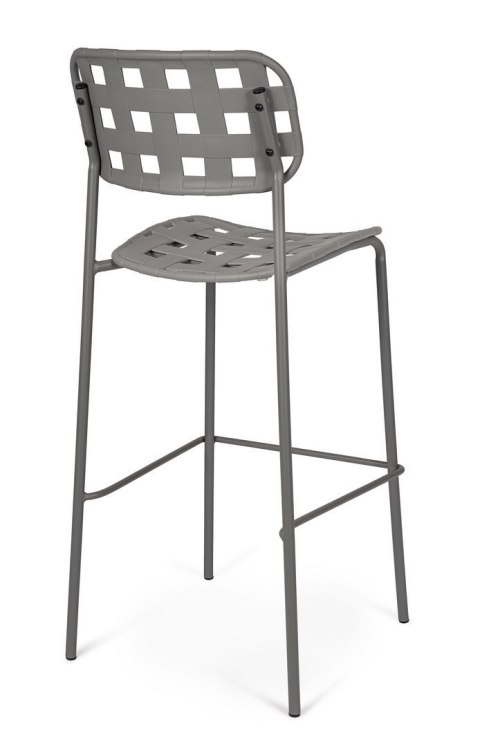 Bizzotto BIZZOTTO krzesło barowe ogrodowe CLOVER szare