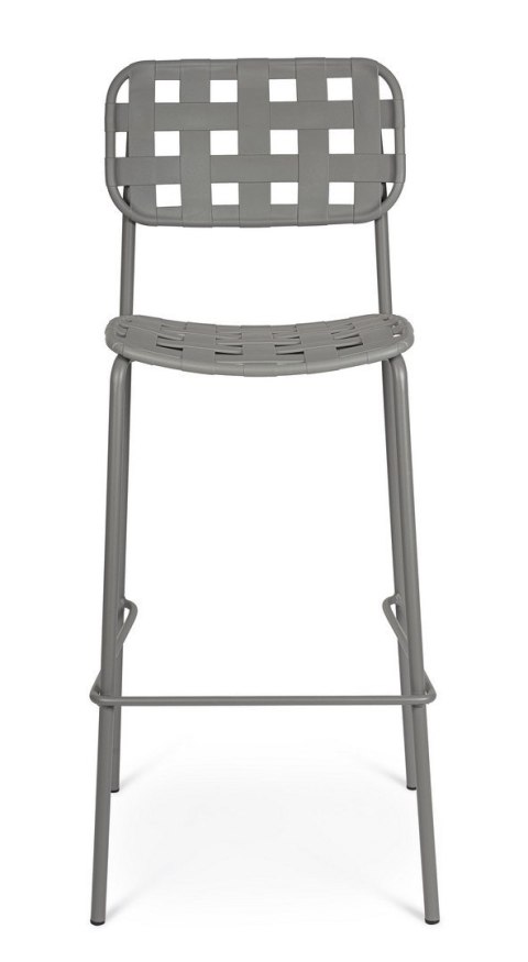 Bizzotto BIZZOTTO krzesło barowe ogrodowe CLOVER szare