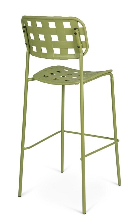 Bizzotto BIZZOTTO krzesło barowe ogrodowe CLOVER zielone