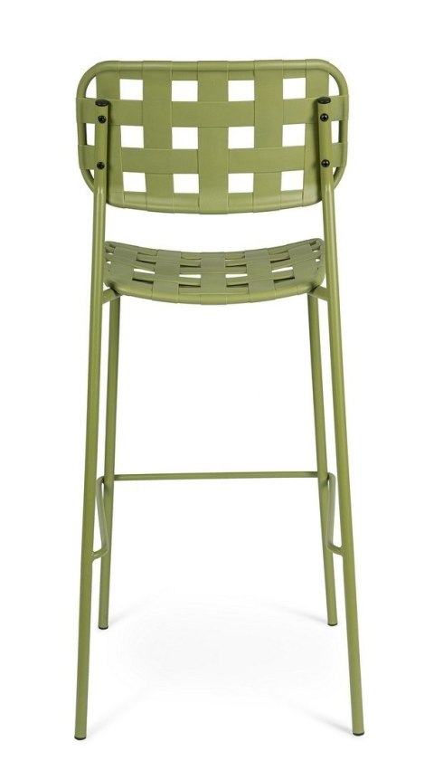 Bizzotto BIZZOTTO krzesło barowe ogrodowe CLOVER zielone