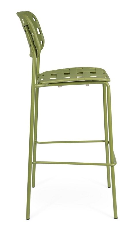 Bizzotto BIZZOTTO krzesło barowe ogrodowe CLOVER zielone