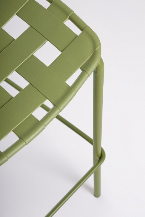 Bizzotto BIZZOTTO krzesło barowe ogrodowe CLOVER zielone