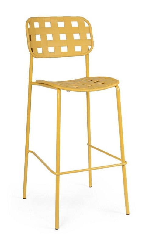 Bizzotto BIZZOTTO krzesło barowe ogrodowe CLOVER żółte