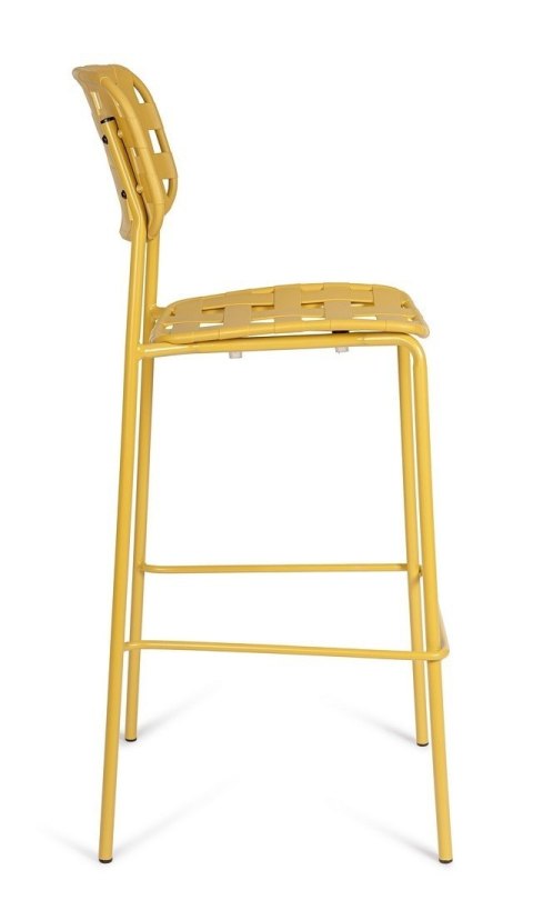 Bizzotto BIZZOTTO krzesło barowe ogrodowe CLOVER żółte