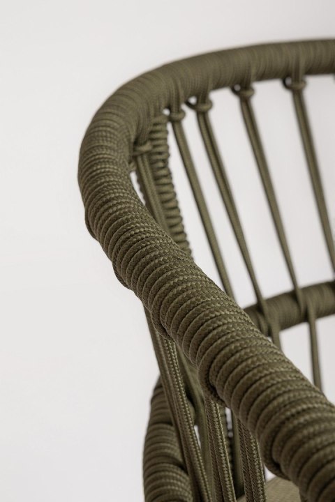 Bizzotto BIZZOTTO krzesło barowe ogrodowe ODIVELAS zielone