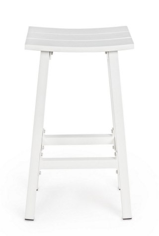 BIZZOTTO krzesło barowe ogrodowe SKIPPER 71 białe