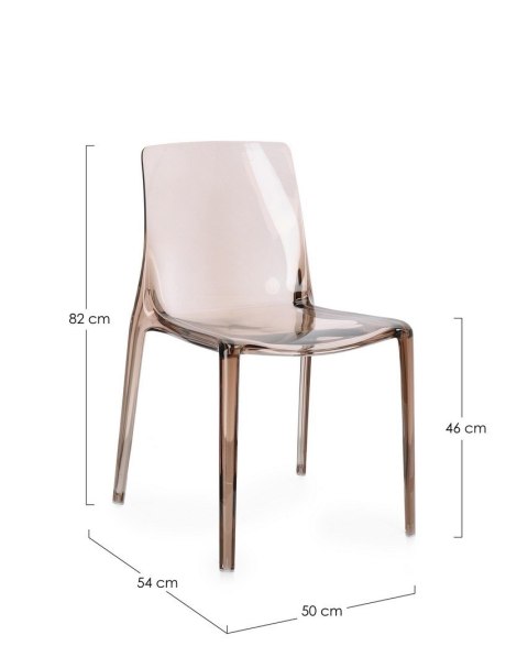 BIZZOTTO krzesło ogrodowe ADELE brązowe