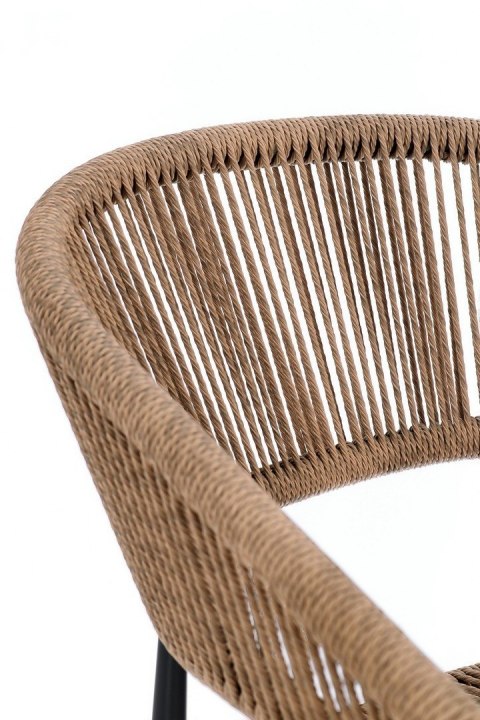 BIZZOTTO krzesło ogrodowe ALGAIDA brązowe