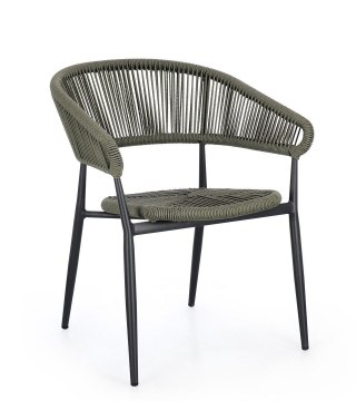 BIZZOTTO krzesło ogrodowe ALGAIDA zielone