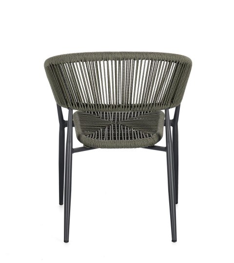 BIZZOTTO krzesło ogrodowe ALGAIDA zielone