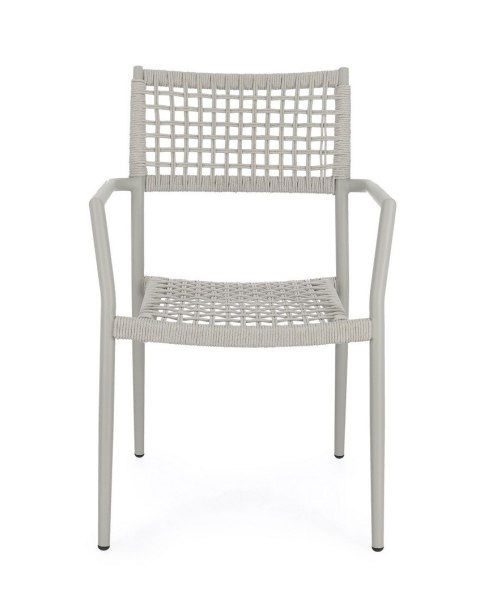 Bizzotto BIZZOTTO krzesło ogrodowe CALETA SATURN szare