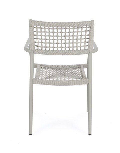 Bizzotto BIZZOTTO krzesło ogrodowe CALETA SATURN szare