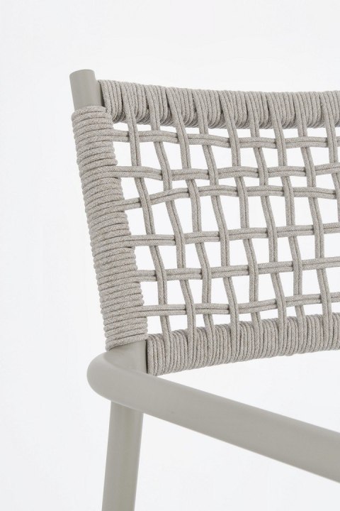 Bizzotto BIZZOTTO krzesło ogrodowe CALETA SATURN szare