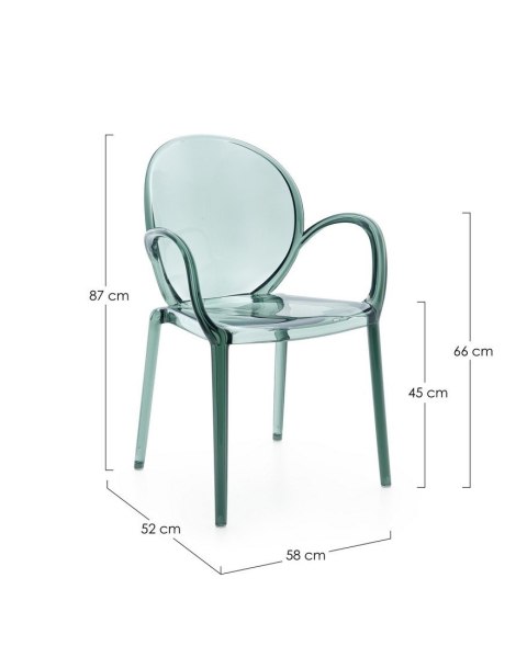 Bizzotto BIZZOTTO krzesło ogrodowe CAMILLA miętowe