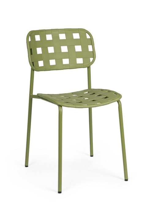 BIZZOTTO krzesło ogrodowe CLOVER zielone