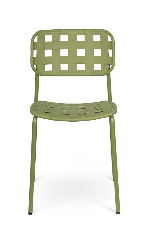BIZZOTTO krzesło ogrodowe CLOVER zielone