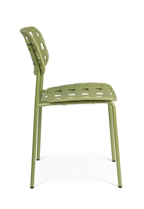 BIZZOTTO krzesło ogrodowe CLOVER zielone