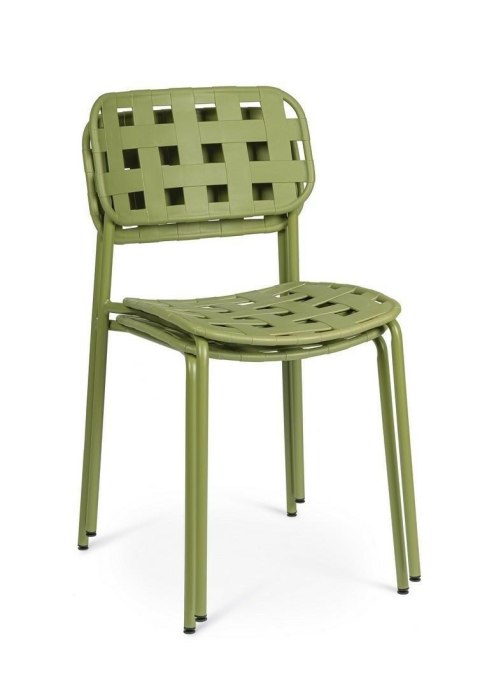 BIZZOTTO krzesło ogrodowe CLOVER zielone