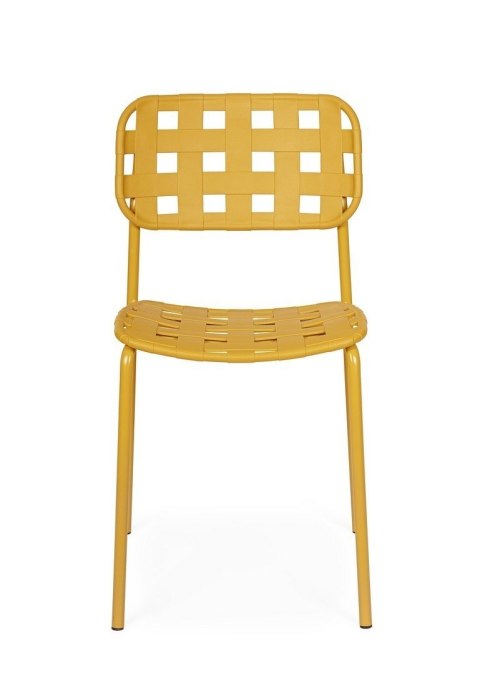 BIZZOTTO krzesło ogrodowe CLOVER żółte
