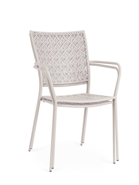 BIZZOTTO krzesło ogrodowe LIZETTE beżowe