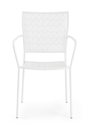 BIZZOTTO krzesło ogrodowe LIZETTE białe