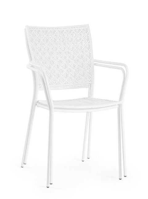 BIZZOTTO krzesło ogrodowe LIZETTE białe