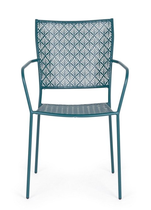 BIZZOTTO krzesło ogrodowe LIZETTE niebieskie