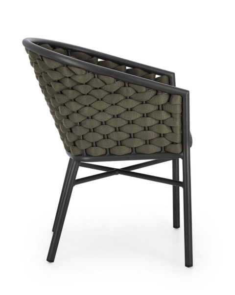 Bizzotto BIZZOTTO krzesło ogrodowe MARGALIDA szare / zielone