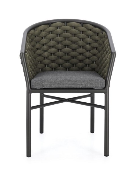 Bizzotto BIZZOTTO krzesło ogrodowe MARGALIDA szare / zielone